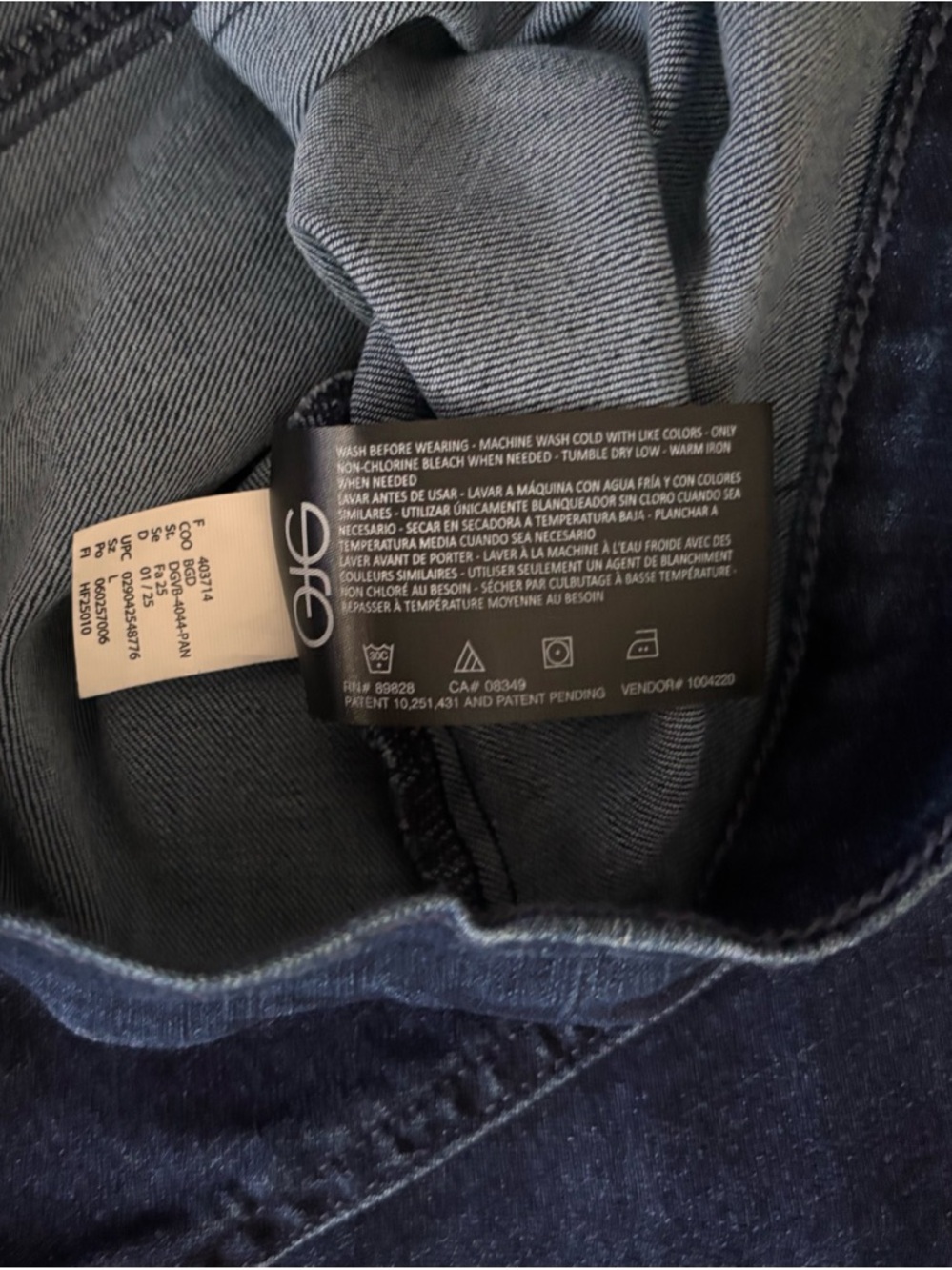 Gloria Vanderbilt Amanda Denim Jacket Dark Wash L NWT Classic Stretch - Picture 9 of 12